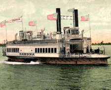 Ferryboat Ramona Coronado CA California Postcard