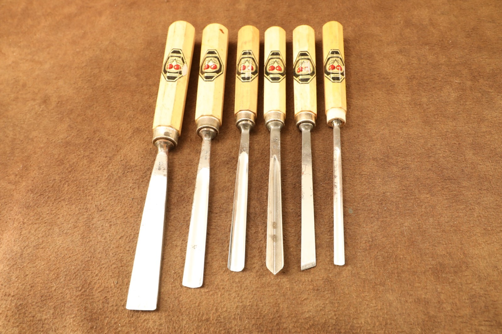 10x Carpentry Chisels, Stanley & West German FabrikMarke Garantie Chisel Set eBay