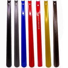 Schuhanzieher Schuhl&ouml;ffel lang Anzieher Metall pulverlackiert 52 cm Anziehhilfe