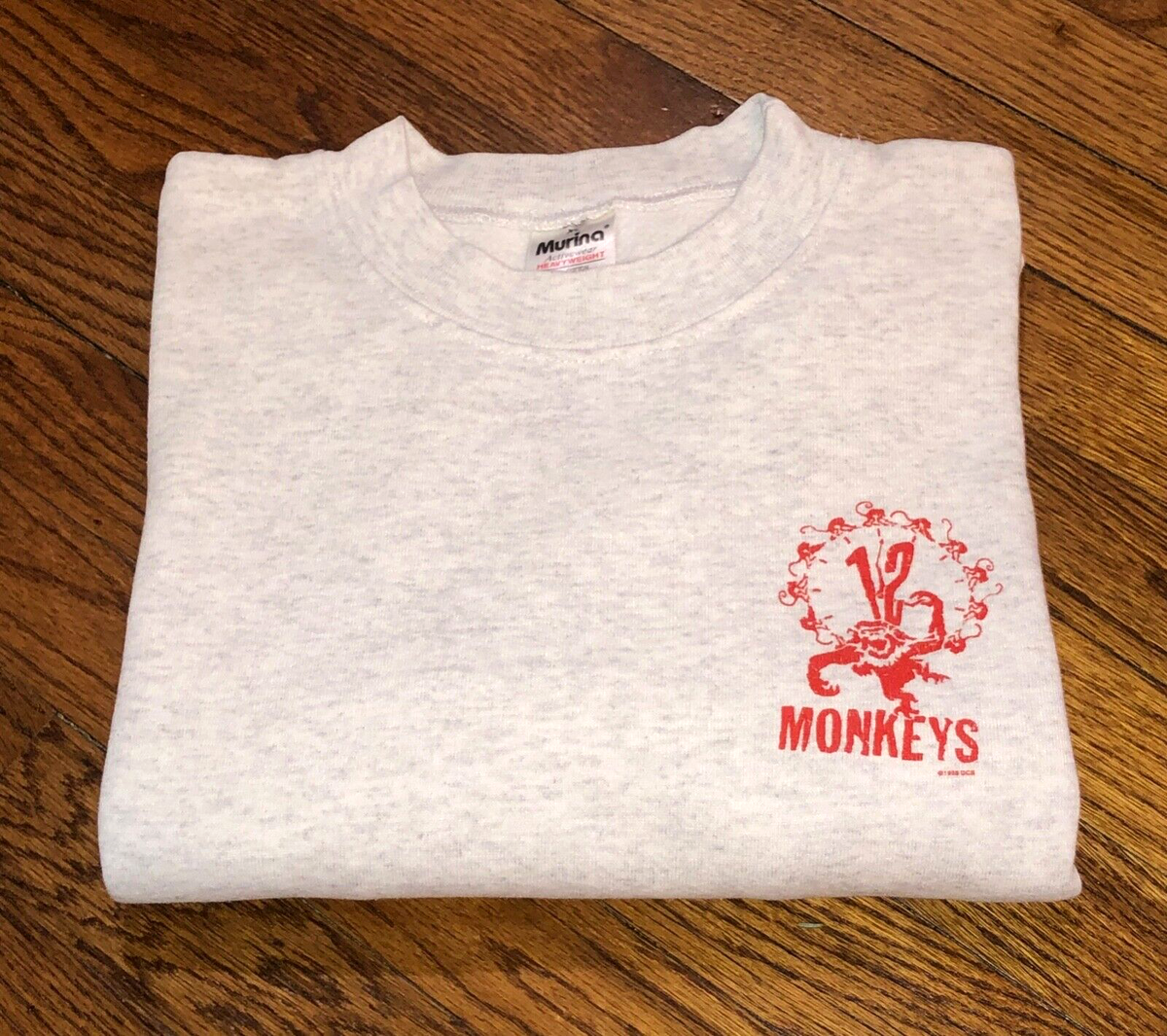 12 monkeys movie sweat Shirt vintage bruce willis cult horror 90s 