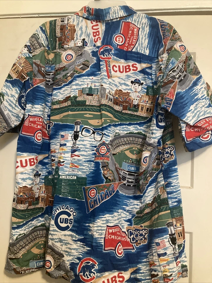 Rayn Spooner Hombre Camisa Grande Chicago Cubs Foto 4 de 4