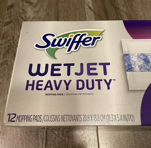 Swiffer WETJET Heavy Duty Hard Floor Mopping Refill Pads 12 Ct BRAND NEW ✅ - Picture 4 of 12