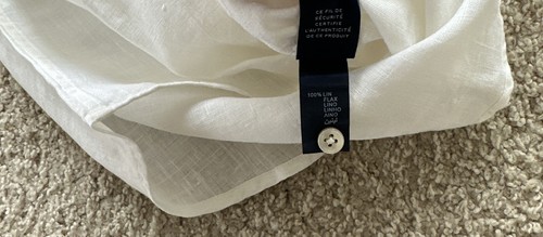 NWT Authentic Vilebrequin Long Sleeve Shirt -100% Linen - BOYS - 8 Years - WHITE - Picture 8 of 9