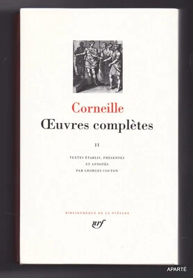 CORNEILLE Oeuvres complètes Tome II Pléiade théâtre - Photo 1/2