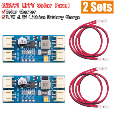 2PCS 6V CN3791 MPPT Solar Panel Charger Regulator Controller Board 3.7/4.2V