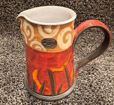 DANKO Handmade Pitcher - 750ml Ceramic Pottery Jug / Stein, Wheel Thrown Ewer