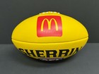 AFL SHERRIN MCDONALDS REPLICA GAME BALL FULL GRAIN LEATHER FOOTBALL - Maccas