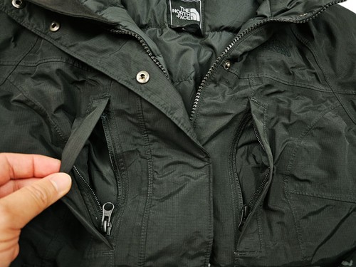 HOT Women's THE NORTH FACE @ HYVENT GOTHAM PARKA HOODED DOWN PUFFER BLACK Coat M - Picture 13 of 19