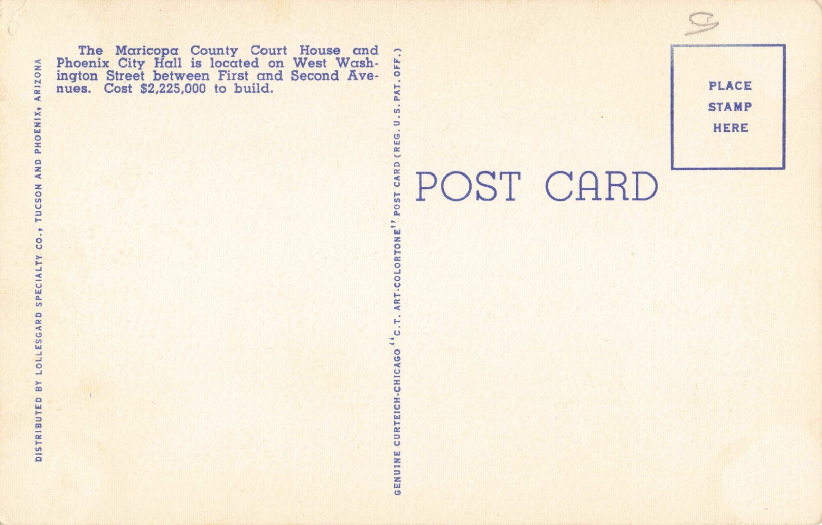 postcard-maricopa-county-court-house-phoenix-arizona-az-linen-ebay