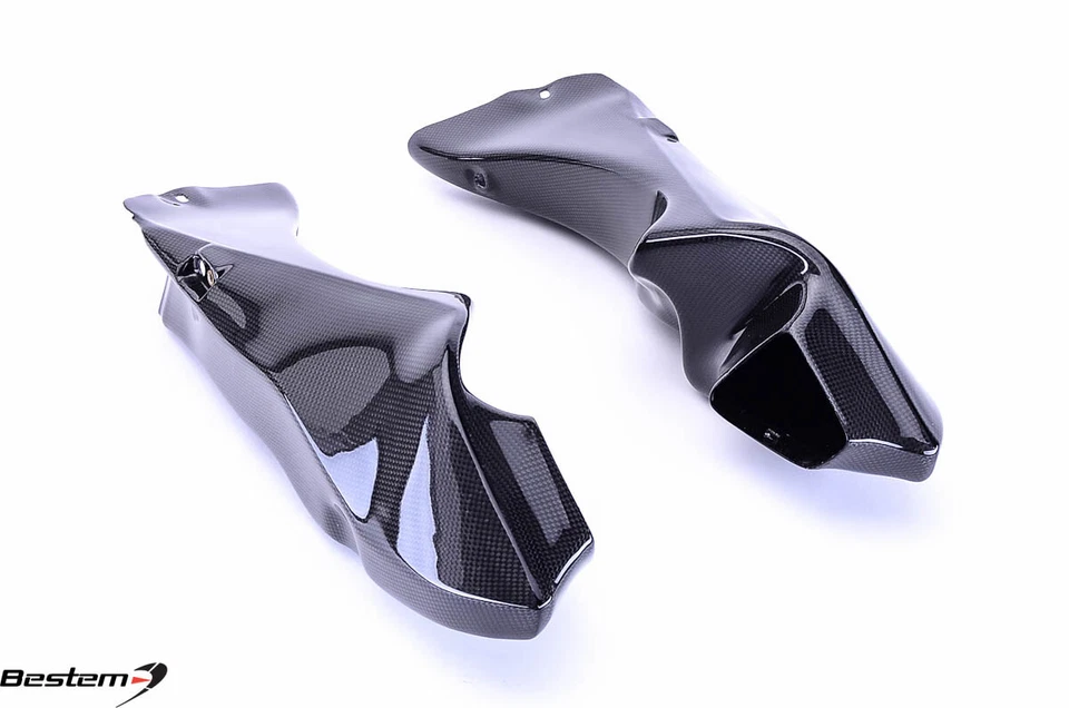 Tubos de entrada de ar Ducati 748 916 996 998 100% fibra de carbono  - Imagem 2 de 4