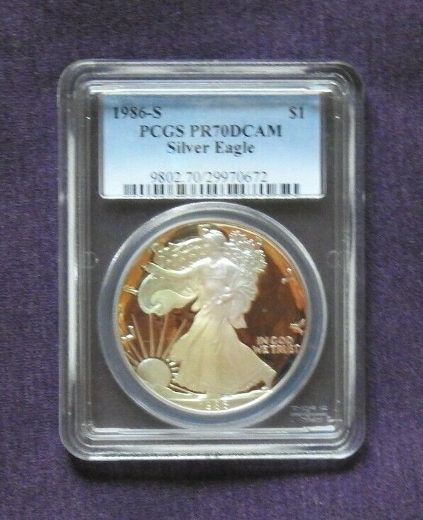 1986 S PCGS PR70 DCAM American Eagle | eBay