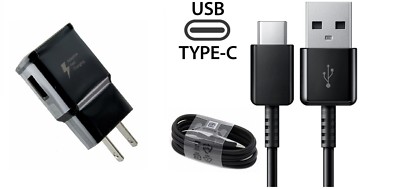 FAST WALL ADAPTER+USB-C FOR SAMSUNG GALAXY S9,S9+,S8,S8+,S8 ACTIVE,S10,S10+,S10e