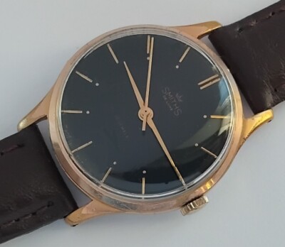 17 JEWELS MADE IN ENGLAND SMITHS DE LUXE HERREN UHR ZUM AUFZIEHEN VINTAGE