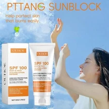 Sunscreen SPF 100 Waterproof Sunscreen Lotion Face BodyCream UV Protector  50g