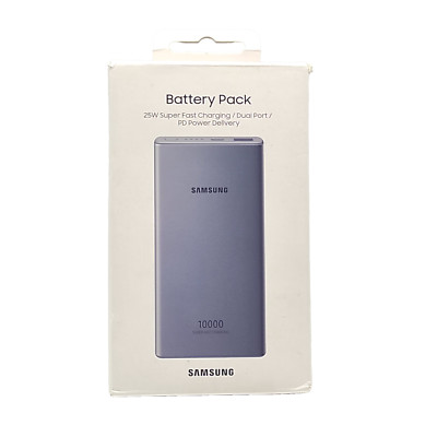 SAMSUNG Powerbank 10.000 mAh USB-C EB-P3300XJEGEU 25W Type-C Dark Grey NEU