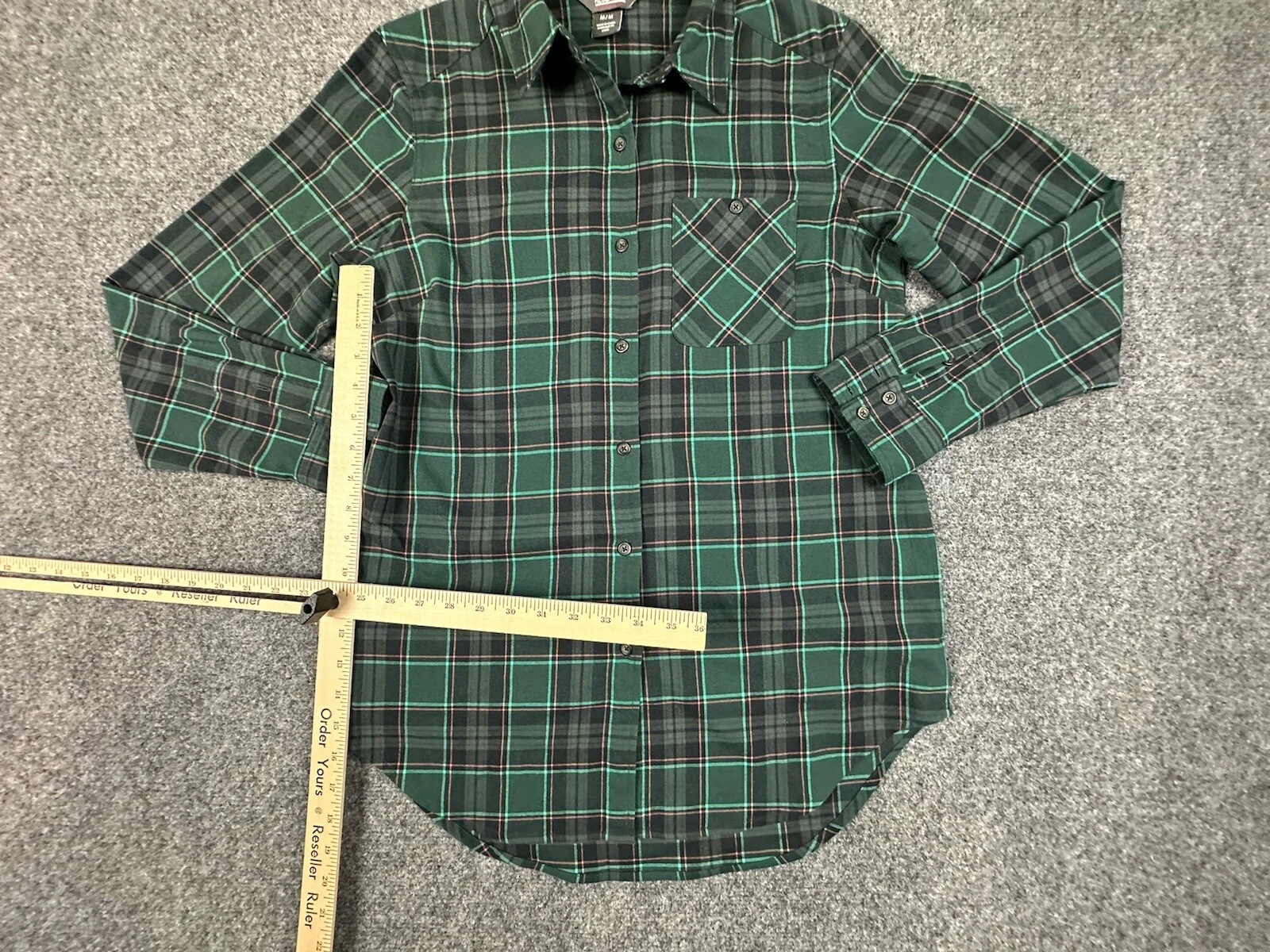 outdoor-research kulshan flannel tunic plaid long sleeve zip pocket shirt