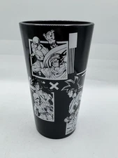 Dragon Ball Z Goku FUNimation Water Glass Goku 5 3/4" Tall Pint Black Team
