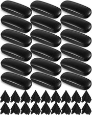 18 Pieces Hard Shell Sunglasses Case Eyeglasses Cases Pocket Glasses Box with...