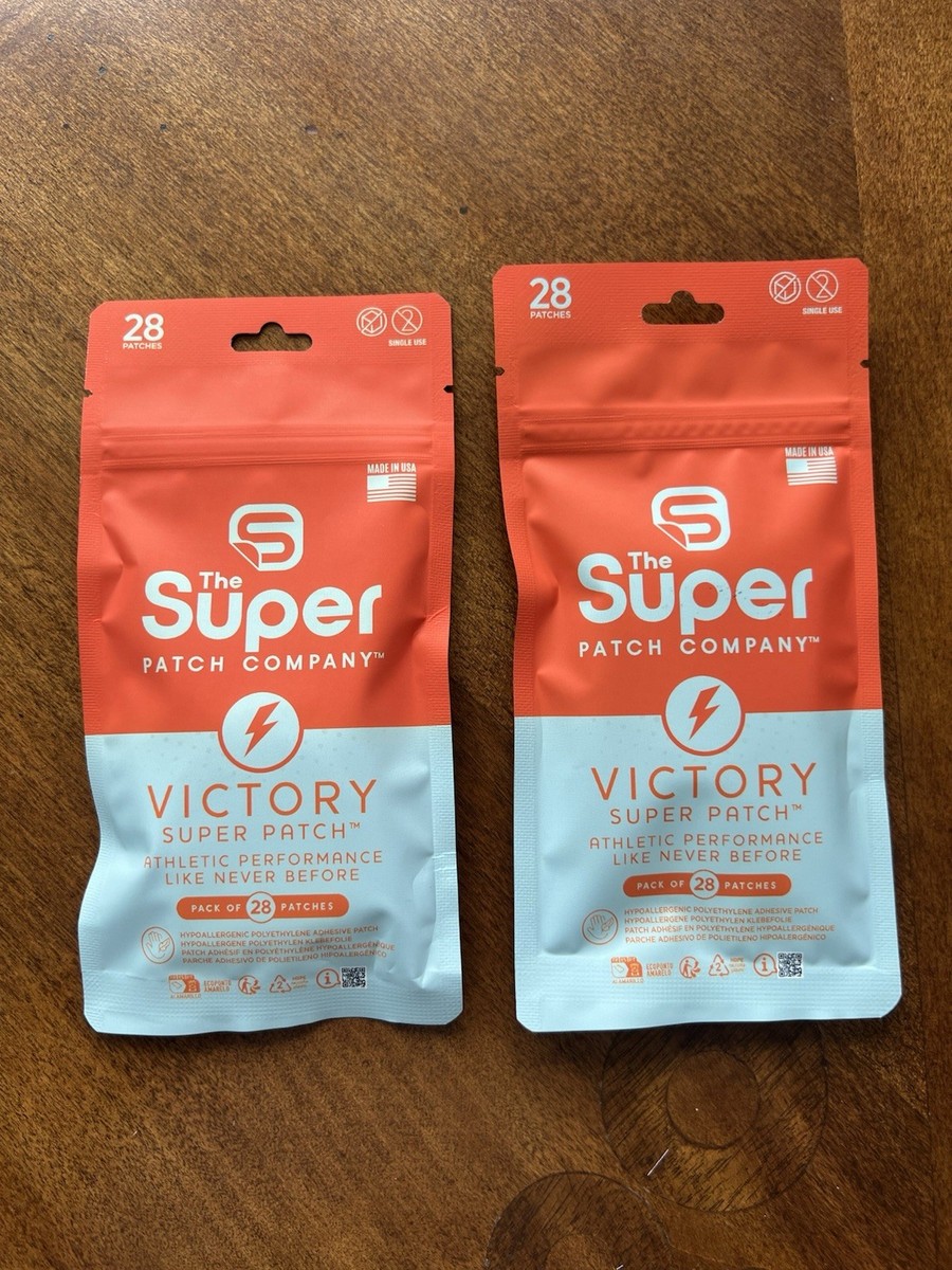 The Super Patch : VICTORY - 2 Packs of 28 Patches-Unleash your