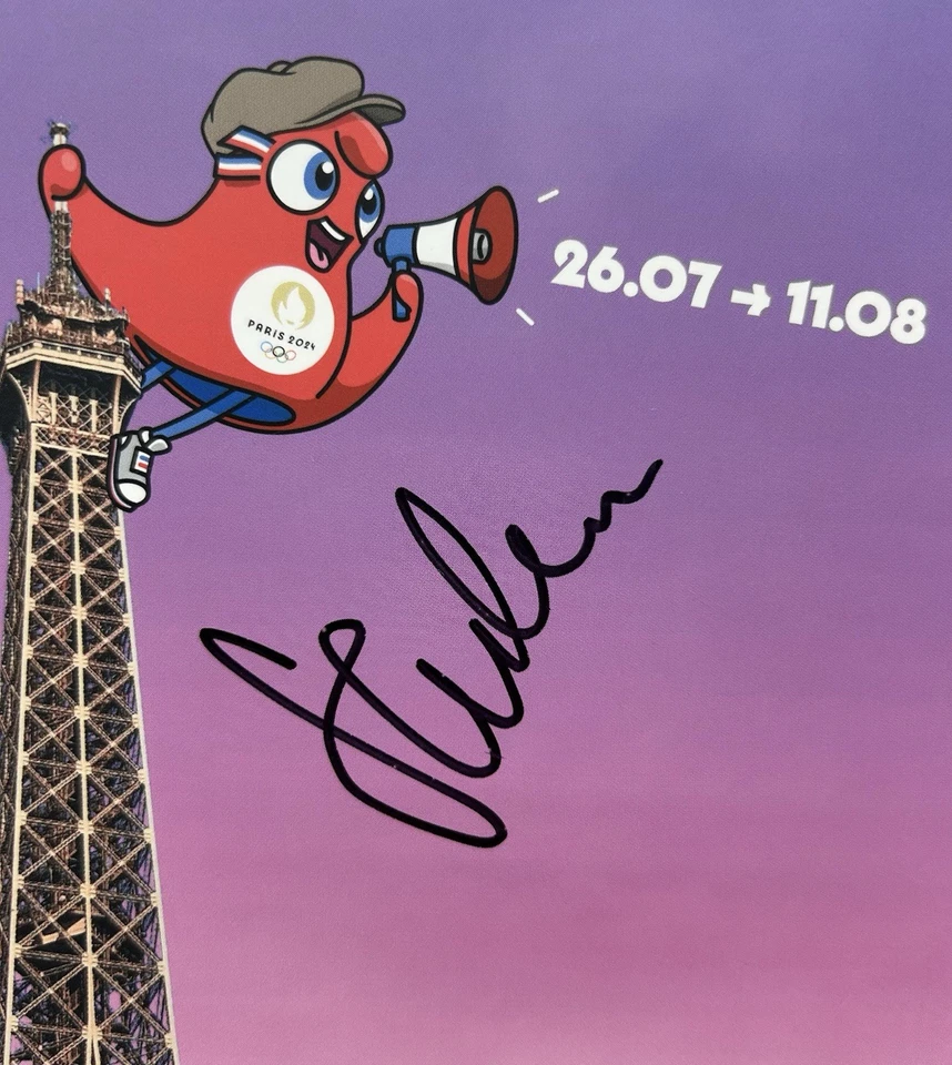 史蒂夫·科尔签名 2024 年巴黎奥运会项目美国篮球亲笔签名 PSA/DNA — 第 2/4 张图片