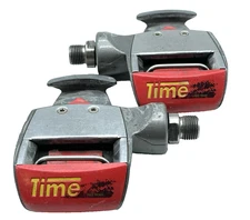 Time Equipe Pro Titan Clipless Pedals Vintage Road Bike / Titanium Spindles