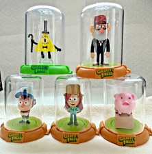 Colección Gravity Falls, 5 figuras, Bill Cipher, +4 otros, usado, V. buen estado