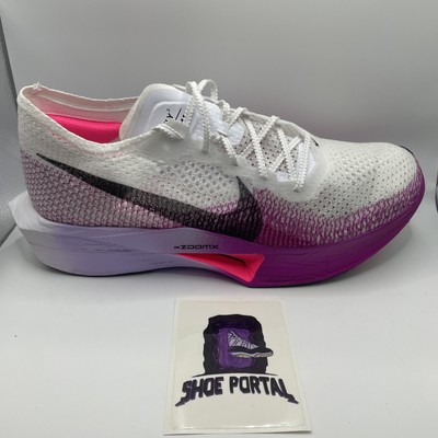 Size 14 - Nike ZoomX VaporFly Next% 3 White Vivid Purple for  display picture 2