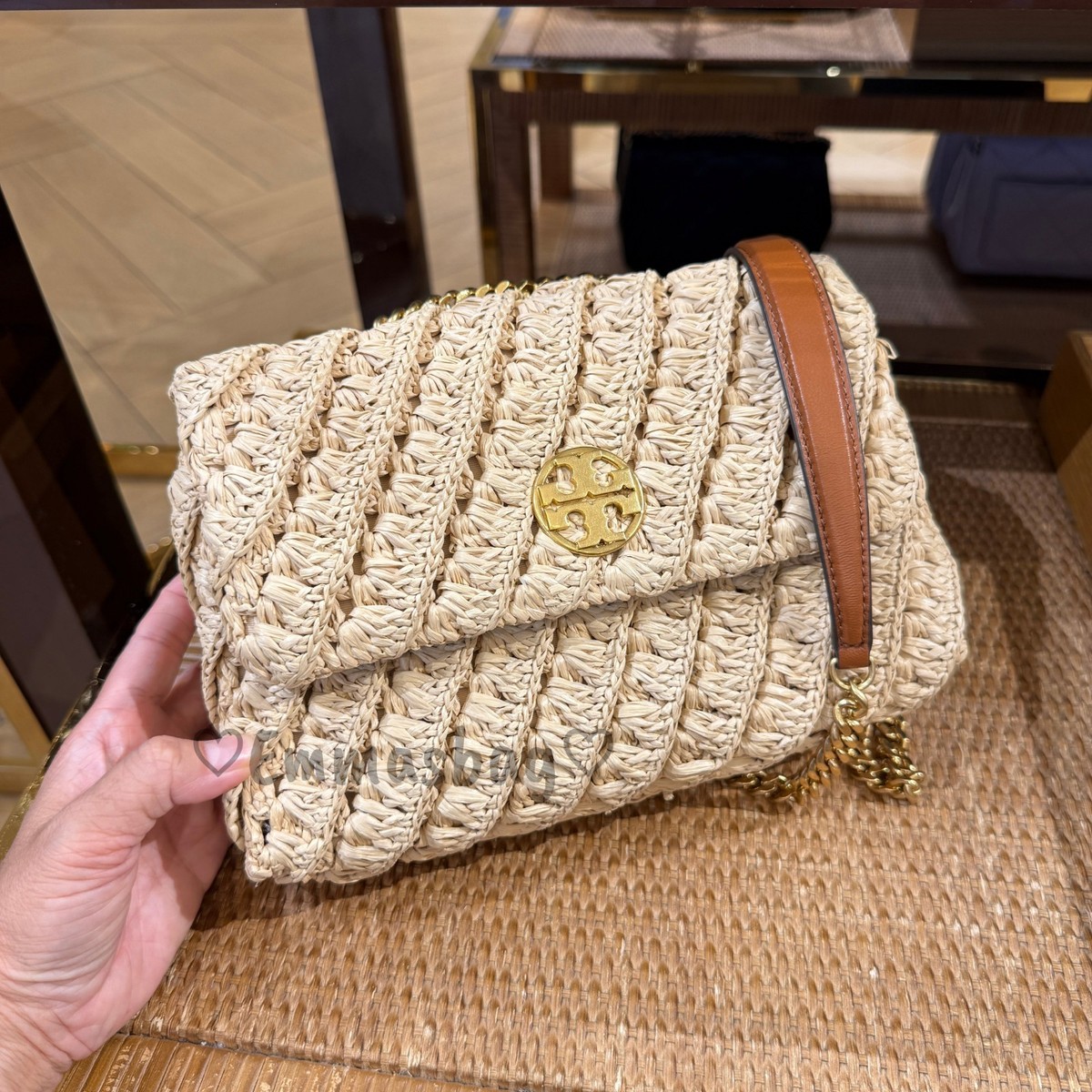 Tory Burch Willa Crochet Small Shoulder Bag 158134 Raffia $715 | eBay Tory Burch Willa Crochet Small Shoulder Bag 158134 Raffia $715 | eBay