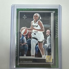 2025 Donruss WNBA Jackie Young Green Glitter #60 Las Vegas Aces