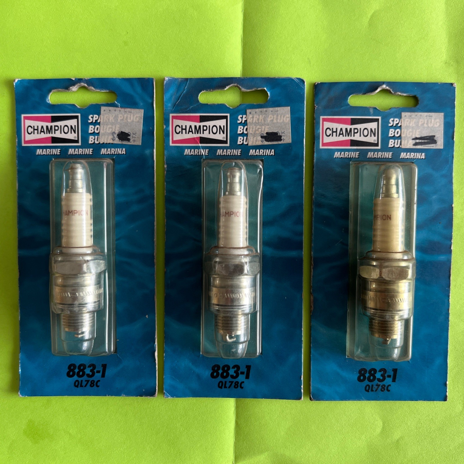 New Champion Marine Spark Plug 883-1 QL78C - High Quality  Durable NOS