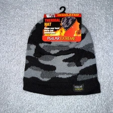 Polar Extreme Men's Insulated Thermal Camouflage Beanie Hat One Size new
