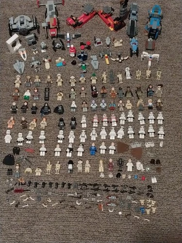 Lego Star Wars Minifigure Lot, Huge Lot 75+ And Accessories,  READ DESCRIPTION