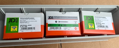 3 Pakete Dresselhaus JD Plus  Holzschrauben  seko verzinkt / Aktion Y18