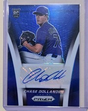Chase Dollander 39/49 - 2025 Prizm Baseball Throwback Signatures Blue Prizm (RC)