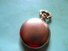 Elegance Qtz Silvered White Dialed Hunter Pocket Watch. .. .48mm.. TLC.