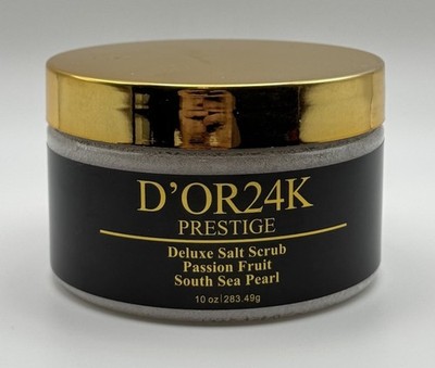  Deluxe Salt Scrub Passion Fruit & South Sea Pearl 10oz
