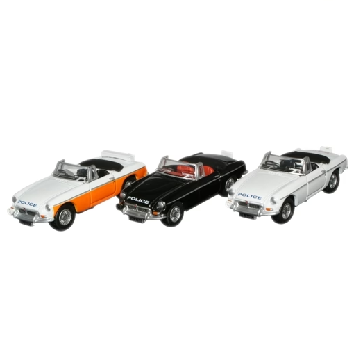 Oxford 76SET11 Lancashire Police MGB Roadster Set 1:76 Scale