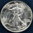 1942 50c Walking Liberty Half Dollar ANACS AU 58 Details Scratched