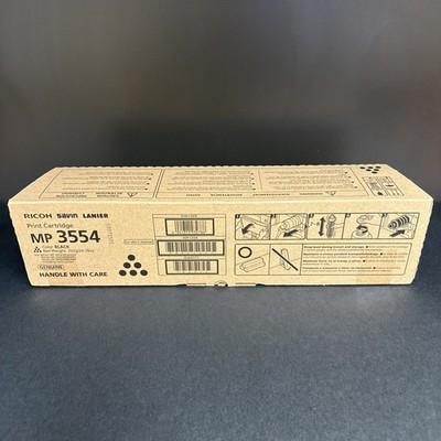 New Genuine Ricoh MP 3554 Black Toner Print Cartridge  EDP Code 842124