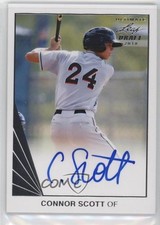 2018 Leaf Ultimate Draft 90 Leaf Auto Connor Scott #BA-CS1 Auto 1b8