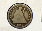 1876-CC Seated Liberty Silver Quarter - 90% Silver