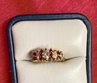 YG Ruby cocktail Ring Size 7 - 7.5 — photo 4