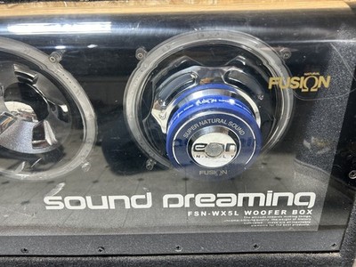 家電 FUSION WOOFER BOX JDM FUSION SOUND DREAMING LED FSN-WX5L SUB WOOFER BOX CROSSOVER