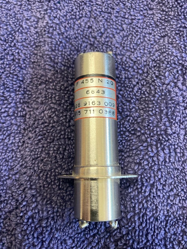 COLLINS R-390A HAM RADIO RECEIVER F 455 N 20 (2 KHZ) MECHANICAL FILTER