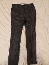 Next Coated Pull On Leggings Size 16 R