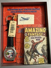 Spider-Man Collectors Watch Vol 2 Fossil LE With Box New Battery And Paperwork