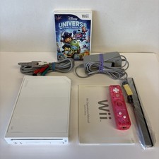 Nintendo Wii RVL-001 White Console Bundle W/Cords Controller Game Tested