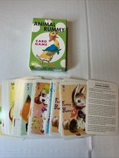Animal Rummy Childrens Card Game 2002 Nice 