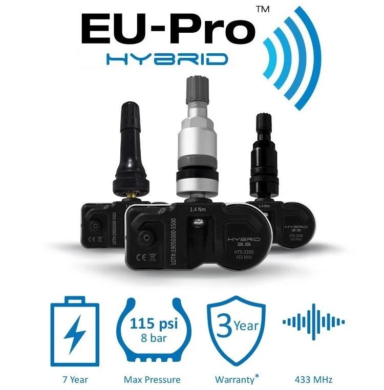 Sensores de presión de neumáticos TPMS para Aston Martin DB9 (11-16) - JUEGO DE 4 - PRE-CODIFICADO Foto 4 de 4
