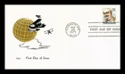 DR JIM STAMPS US COVER OCTAVE CHANUTE AVIATION PIONEER AIRMAIL FDC THERMOGRAPHED